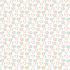 Pride seamless vector pattern