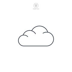 Cloud icon symbol template for graphic and web design collection logo vector illustration