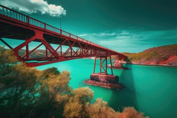 bridge over the river