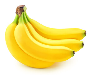 Bunch of bananas isolated