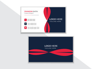 Fototapeta premium Visiting Card Corporate design for company