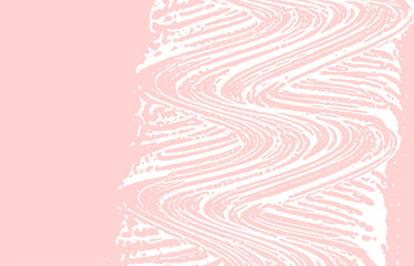 Grunge texture. Distress pink rough trace. Fresh b