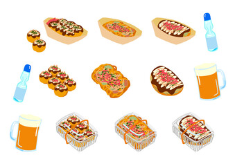 屋台の食べもの　粉もん
