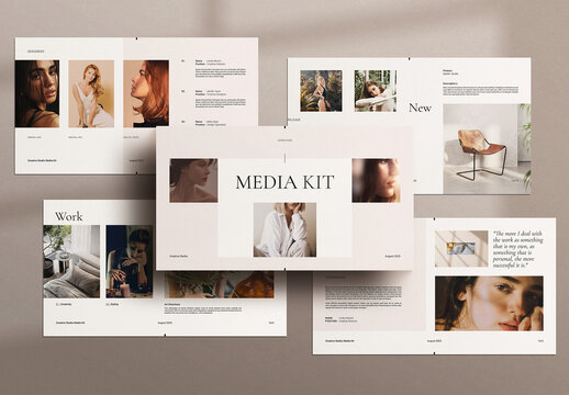 Media Kit Presentation Template