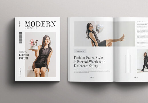 Modern Magazine Layout