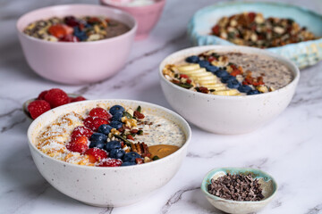 oatmeal with berries
