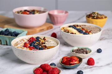 oatmeal with berries