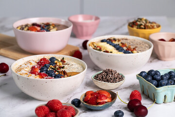 oatmeal with berries