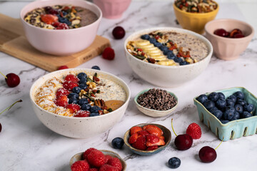 muesli with berries