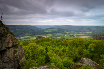 view from the top of the mountain