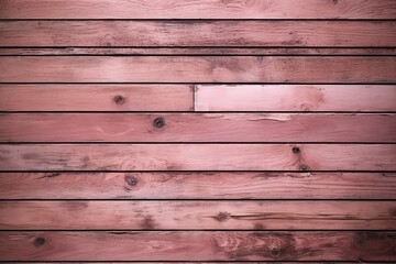 Fototapeta premium Blushing Beauty: Pink Wooden Planks Background with Rustic Wooden Texture