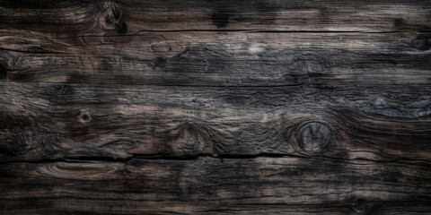 A vintage grungy wooden background texture - Generative AI