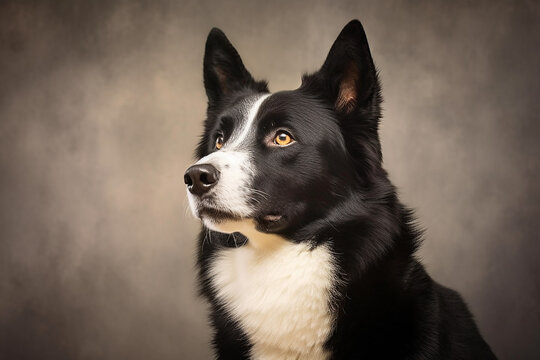 A photo of a border collie