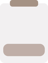 beige UI simple vector illustration