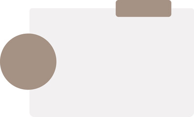 beige UI simple vector illustration