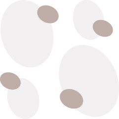 beige abstract boho shapes element Set. available in SVG file