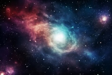 Obraz na płótnie Canvas Galaxy cosmic star dark. Generate Ai
