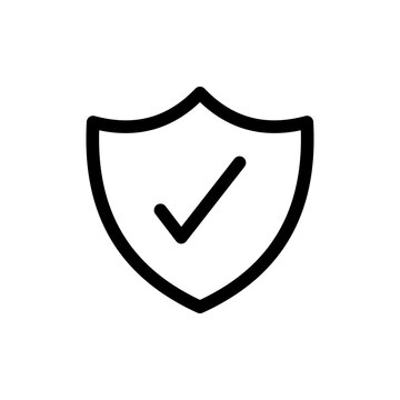 recommend clip art: Shield check mark icon or security shield protection icon with tick symbol. web vector icon
