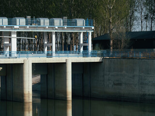 100 million pixel high-definition urban buildings and bridges