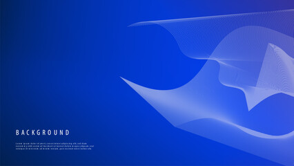 Blue Abstract Background Template