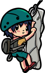 rock climbing png graphic clipart design