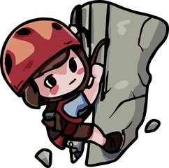 rock climbing png graphic clipart design