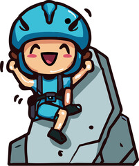 rock climbing png graphic clipart design