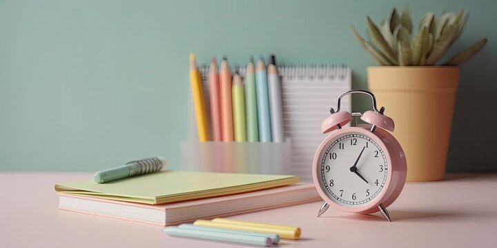 Time management and procrastination concept. Generative AI