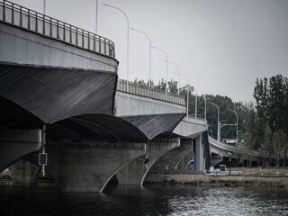 100 million pixel high-definition urban buildings and bridges