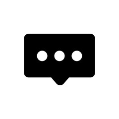 comment icon speech bubble symbol dots chat message in speech bubble icon. web vector icons