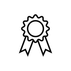 award icon symbol, premium quality icon sign - medal, prize, badge, ribbon. web vector icon