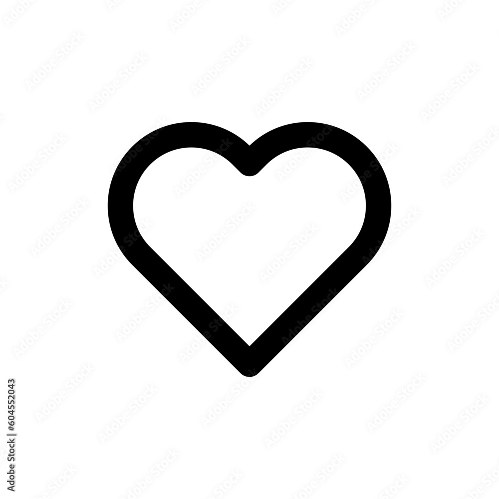 Leinwandbilder add to favorite icon heart icon button - save icon bookmark symbol - love like icon button. web vector icon