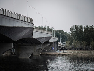 100 million pixel high-definition urban buildings and bridges