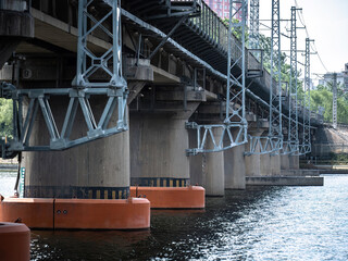 100 million pixel high-definition urban buildings and bridges