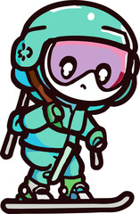 skiing png graphic clipart design