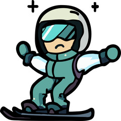 skiing png graphic clipart design