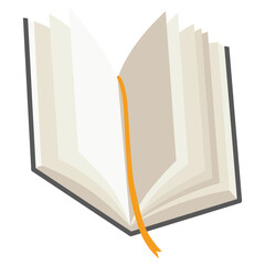 Vector book icon. Learning or education concept. Design of books or notebook. Reading, learn and receive education through books. Read more books