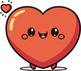 Obraz premium cute heart