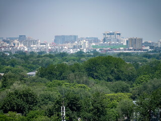 100 million pixel high-definition urban buildings and bridges