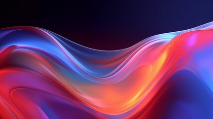 Fototapeta premium abstract fluid colorful background, 3d render