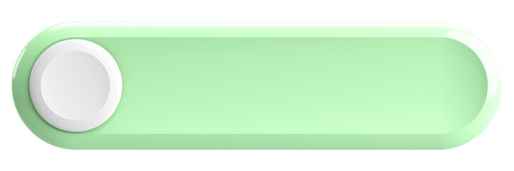 3D button. Empty button. 3D illustration.