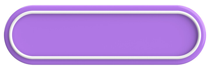 Fototapeta premium 3D button. Empty button. 3D illustration.