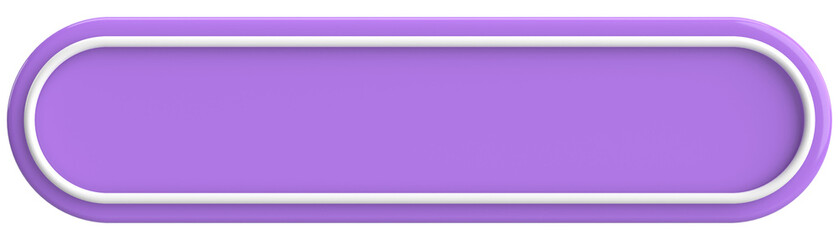 Fototapeta premium 3D button. Empty button. 3D illustration.