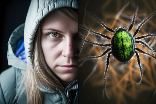Battling Lyme: A Woman's Journey with a Chronic Illness, ai generative