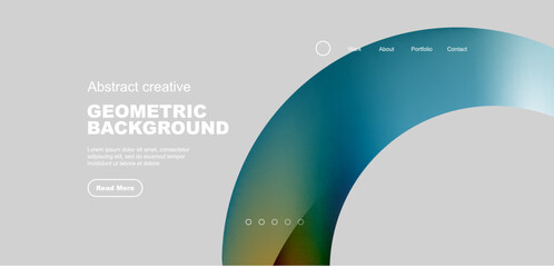 Liquid colors with flowing round shapes abstract background. Vector illustration for wallpaper, banner, background, leaflet, catalog, cover, flyer