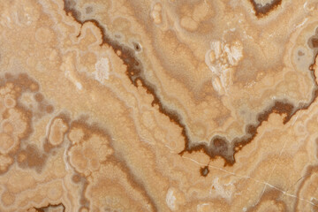 Naklejka na ściany i meble Onice Cappuccino background. Perfect texture of onyx in beige tone for your design. Slab photo.