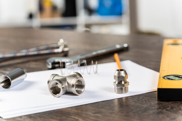 Water braided metal hose and hosepipe fittings