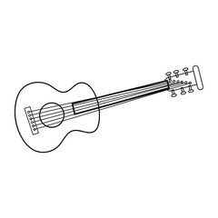 Obraz na płótnie Canvas guitar icon design template vector