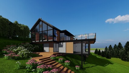 Family house, 3D MODEL