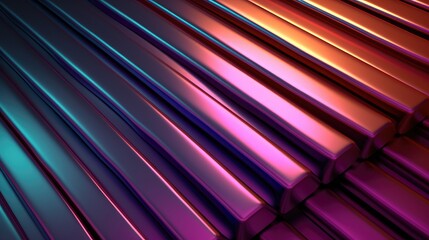 Bold and modern design with pink metal bars